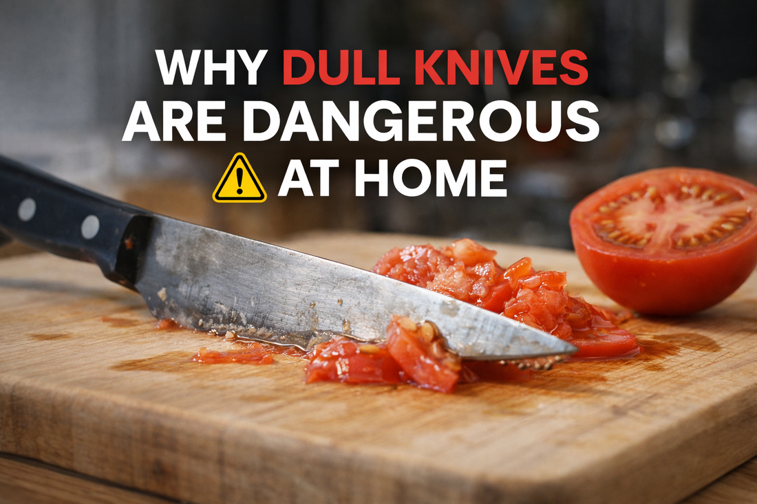 Dull Knives Are Dangerous in Home Kitchens