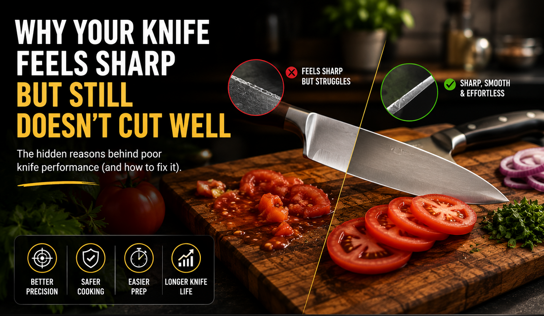 Why Your Knife Feels Sharp but Still Doesn’t Cut Well